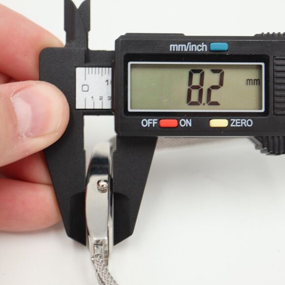 Vernier Womens Silver Tone Watch 18mm Slim Rectangle Mesh Strap with New Battery - Picture 4 of 16